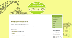 Desktop Screenshot of landgasthof-zum-stern.de